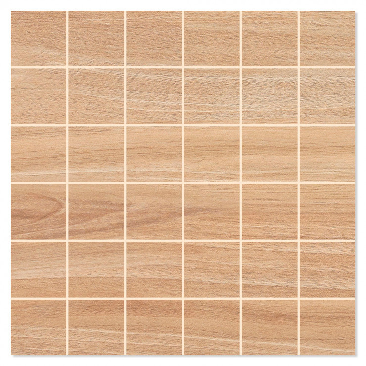 Mosaik Klinker Kirova Beige Haya Mat 30x30 (5x5) cm-0